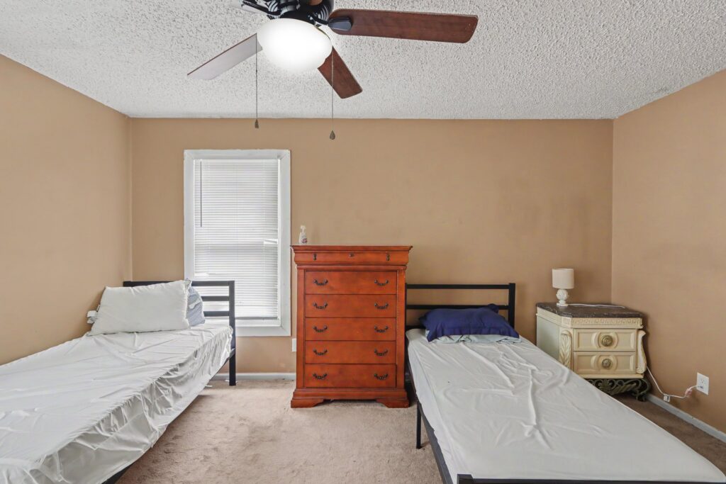 Haven North bedroom with two beds