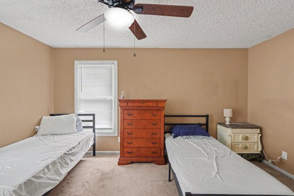 Haven North bedroom with two beds