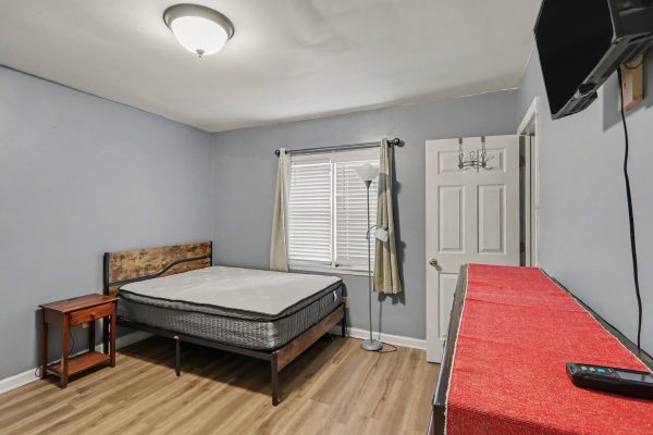 Haven North bedroom with window and dresser
