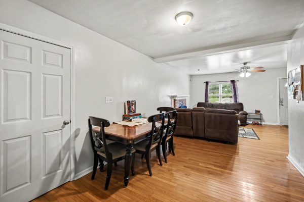 Haven North dining area next to the living room